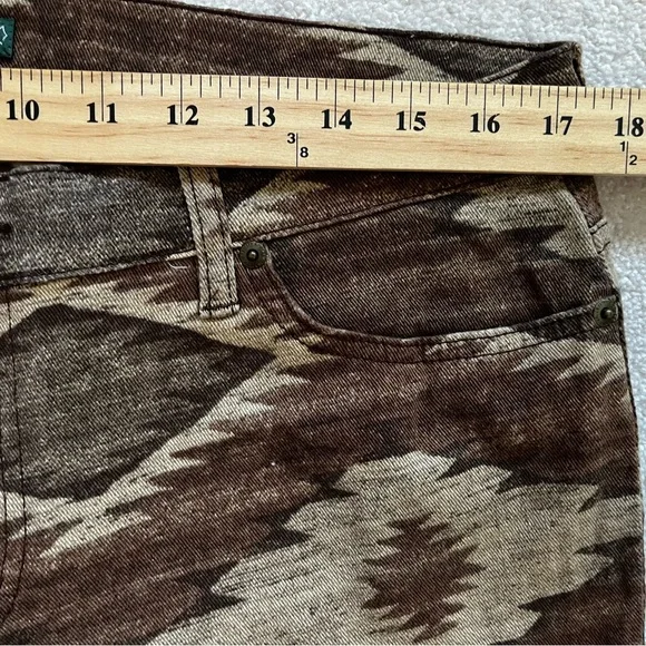 LAUREN RALPH LAUREN NWT SOUTHWEST BOHO PANTS SIZE 14 Modern Skinny Yellowstone - Picture 6 of 9